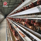 72 Chickens Hot Galvanized Layer Poultry Cage Poultry Farm House