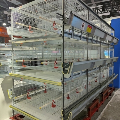 A-Type Q235 Steel Baby Chicken Cage With Hot Galvanized Wire Mesh