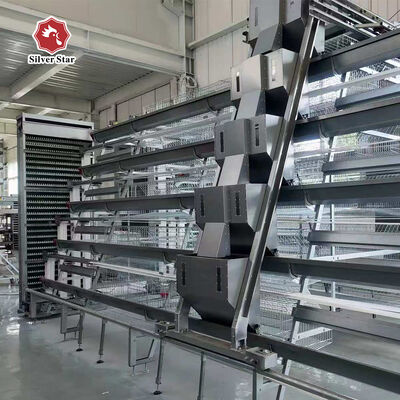 Hot-Dip Galvanized Battery Chicken Cage Fully Automated IoT-Controlled with Medical-Grade Disease Prevention for Poultry Farming Equipment
