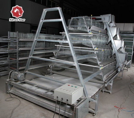 A-type Baby Chicken Cage Made Of Q235 Steel With Hot-dip Galvanized Wire Mesh