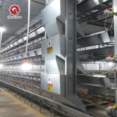 H Type Layer Cage System for Commercial Layer Farms | Automatic Chicken Layer Cage