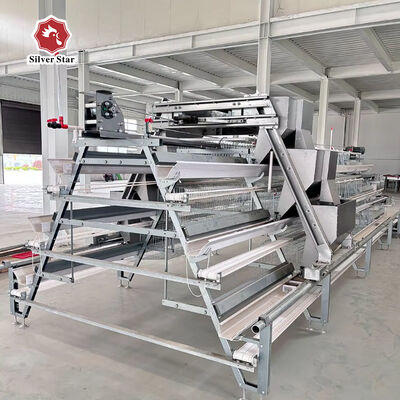 A Type Layer Chicken Cage System, Poultry Cage Equipment, Egg Layer Cage for Chicken Farm