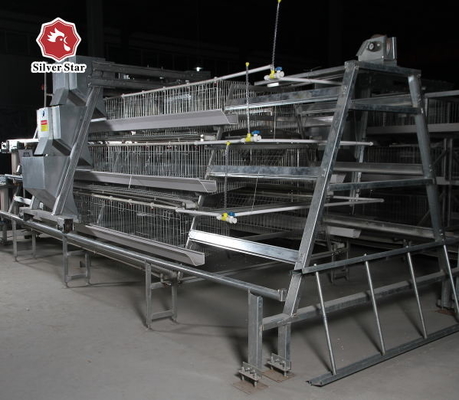 A-type Baby Chicken Cage Made Of Q235 Steel With Hot-dip Galvanized Wire Mesh